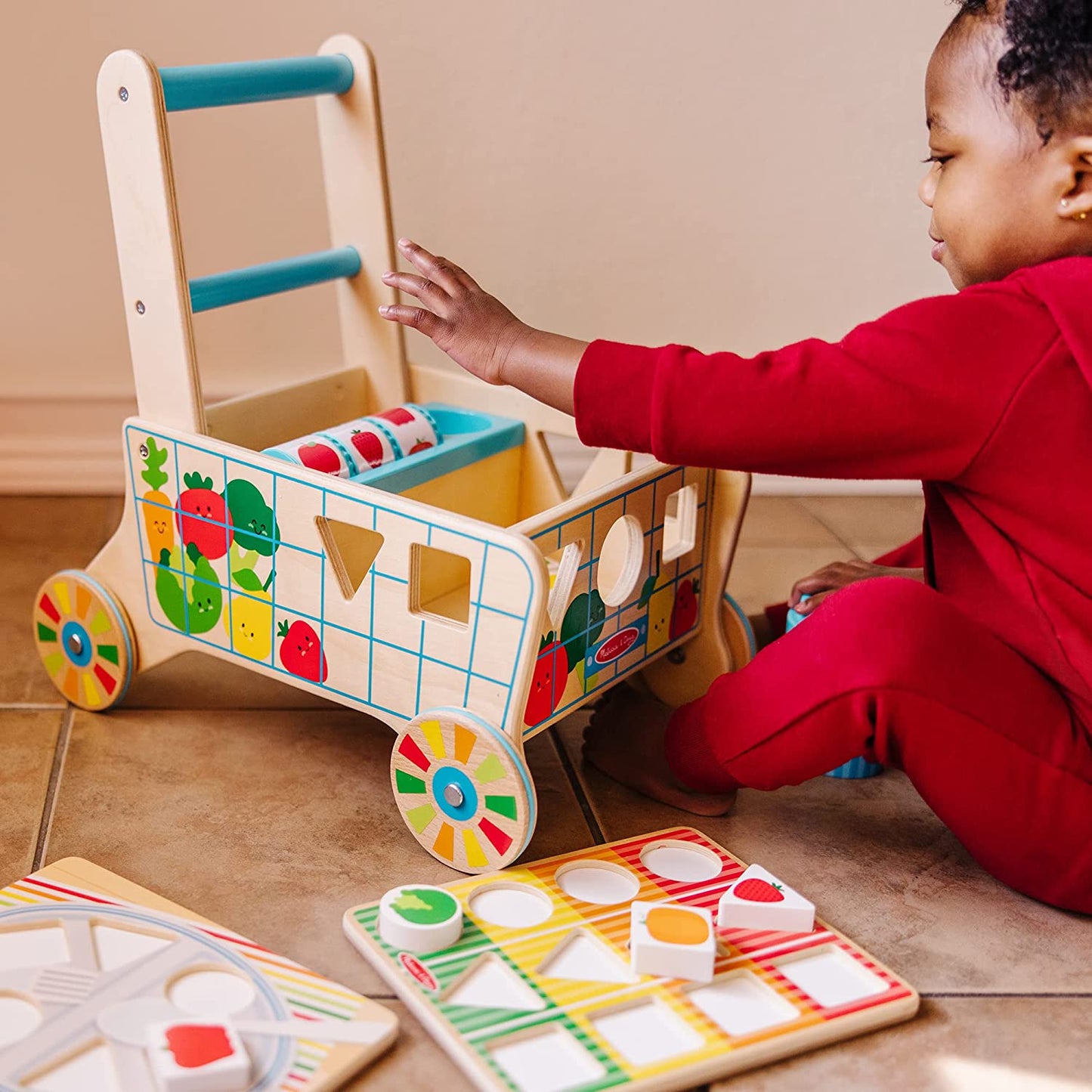 Grocery Push Toy