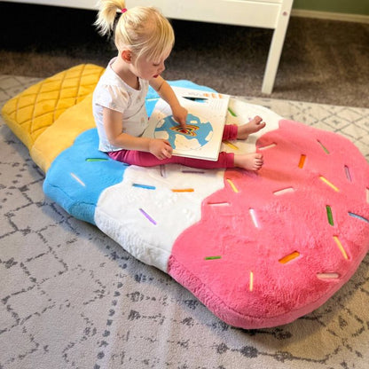 Ice Cream Fluffy Floor Cushion