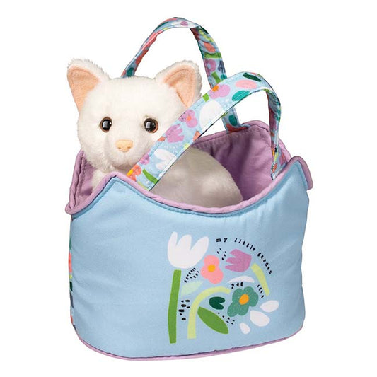 Garden Sak W/ White Cat