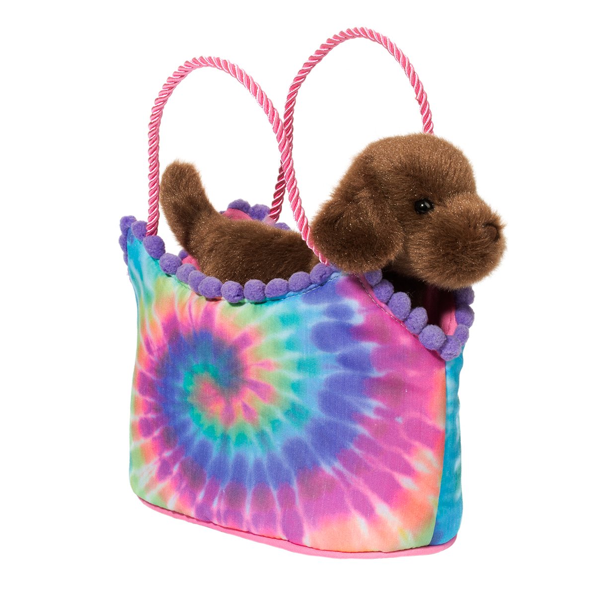 Tie Dye Sak W/Choc Lab