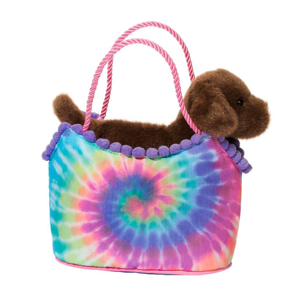 Tie Dye Sak W/Choc Lab