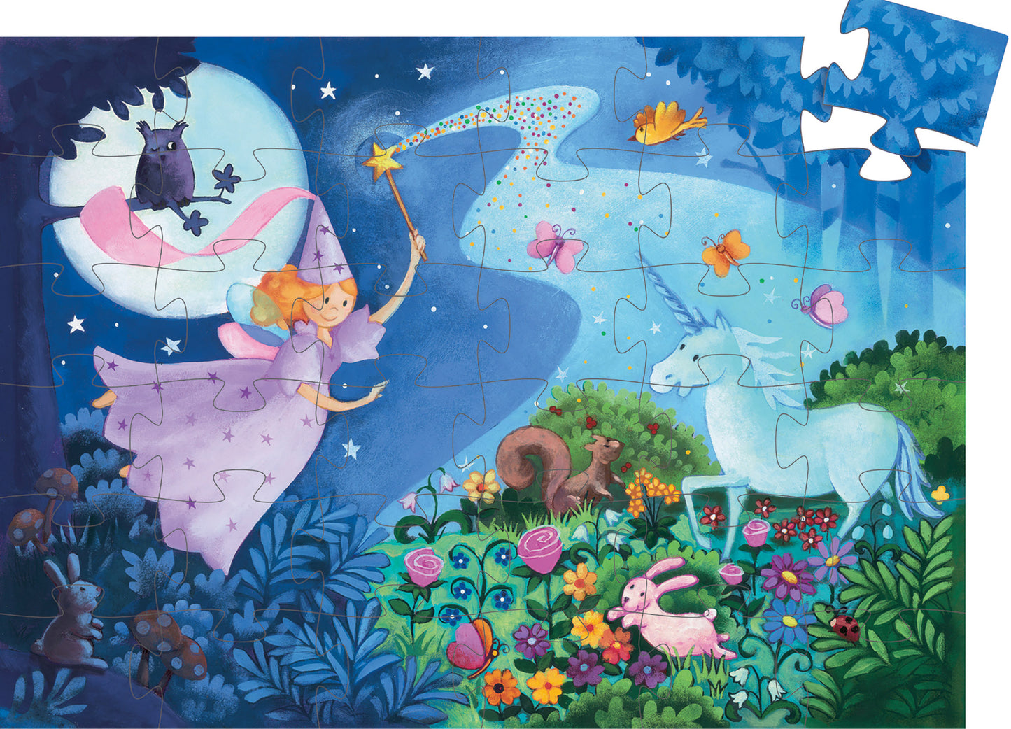 Puzzle Fairy and Unicorn