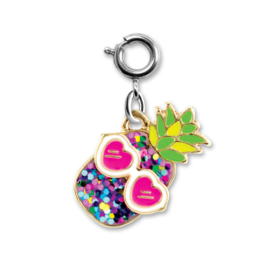 Glitter Pineapple Chrm