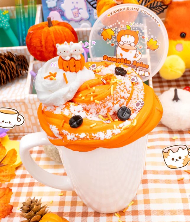 Kawaii Pumpkin Spice Cat