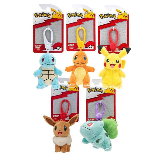 Pokemon Plush Clip Asst