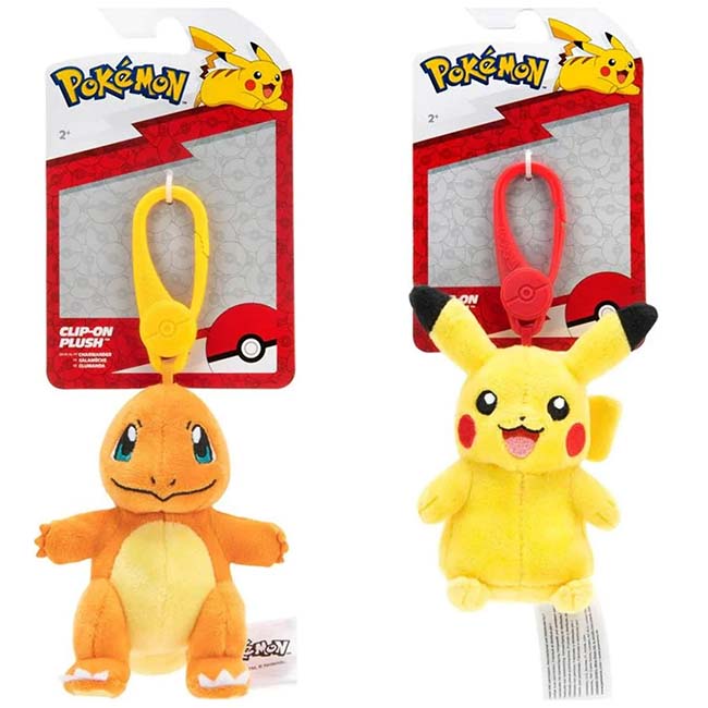 Pokemon Plush Clip Asst