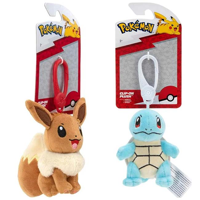 Pokemon Plush Clip Asst