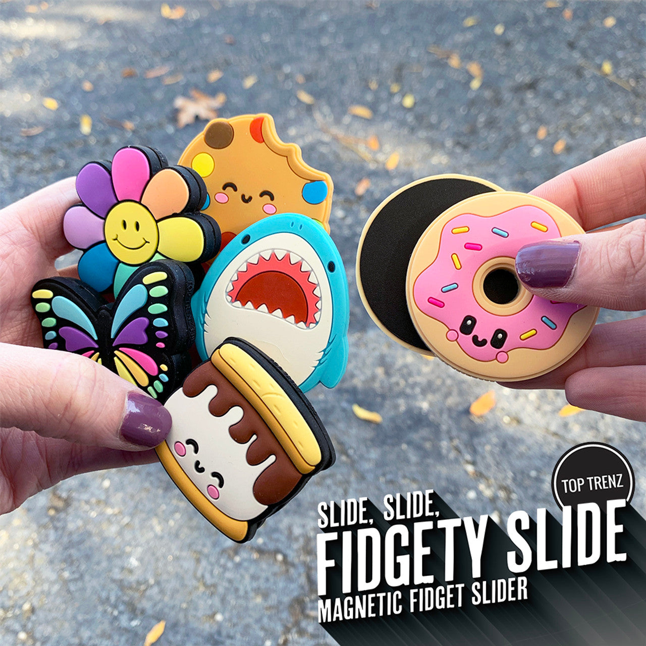 Fidgety Slide Shaped Asst