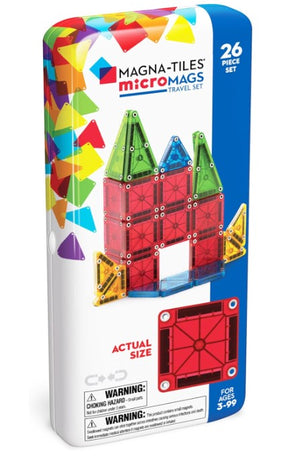 Magna-Tiles® microMAGS 26-Piece Travel Set