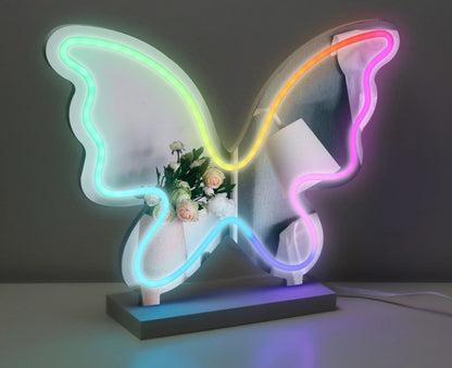 Neon Butterfly Sign