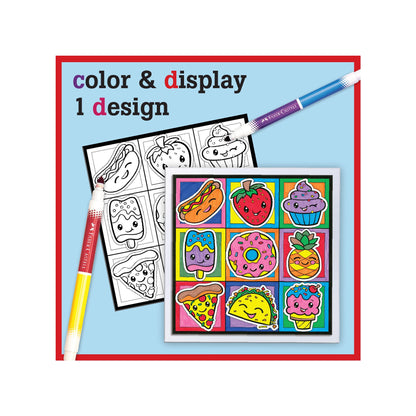 Color by Num Foodie Frien