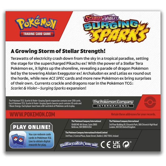 Pkm Cards Surging Sparks