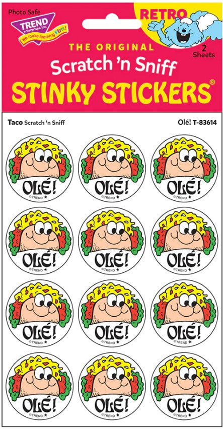 Taco Stinky Sticker