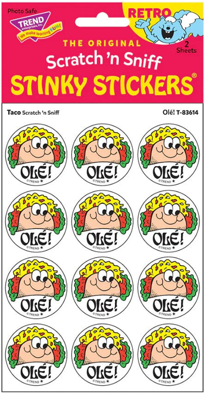 Taco Stinky Sticker