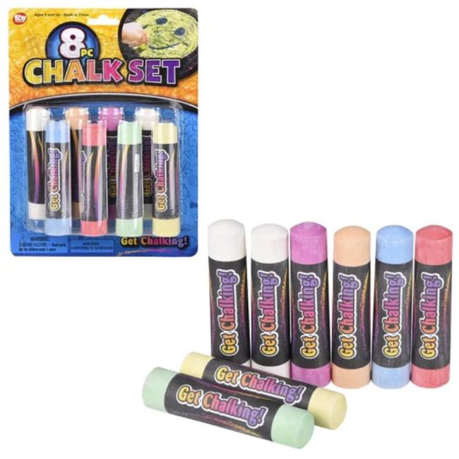 8 Pc 7.5^ Chalk Set