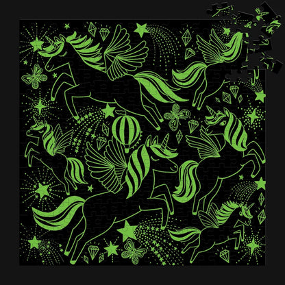 Unicorns Illuminated 300 Piece Glow in the Dark Puzzle