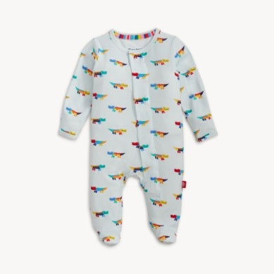 Crocodile Colrpop Blue Footie