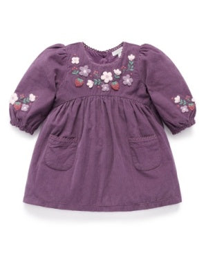 Blooms Dress in Grape