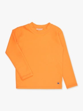 Baby Neon Orange Long Sleeve Rash Guard