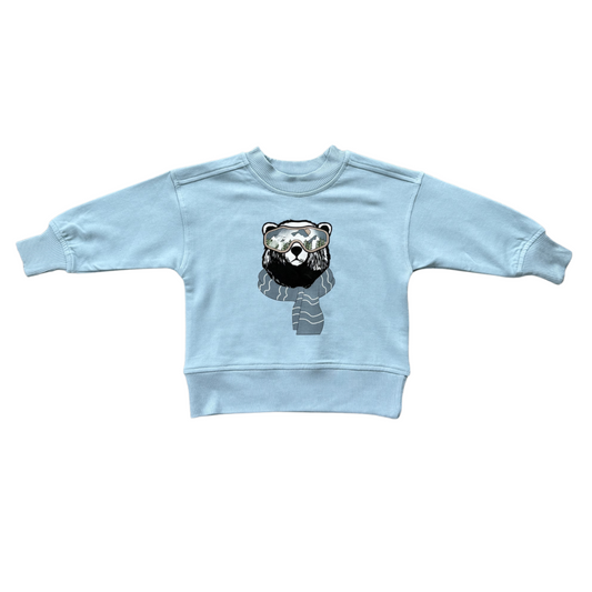 Boxy Sweatshirt - Ski Bear