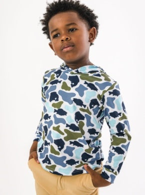 Camo Catch Performance Hooded Shirt