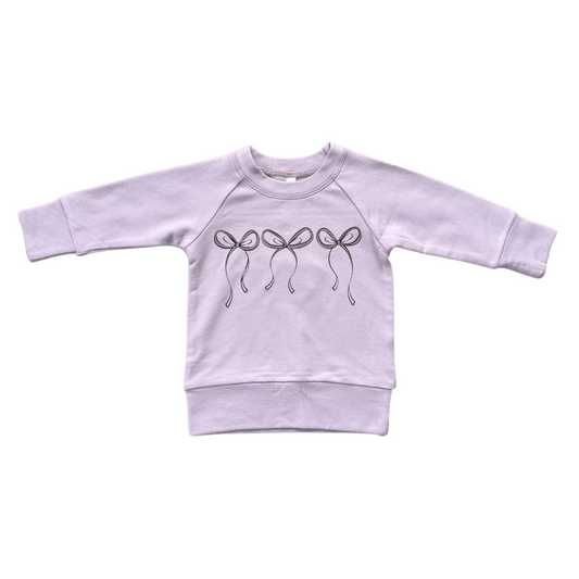 Raglan Sweatshirt - Hair Bow