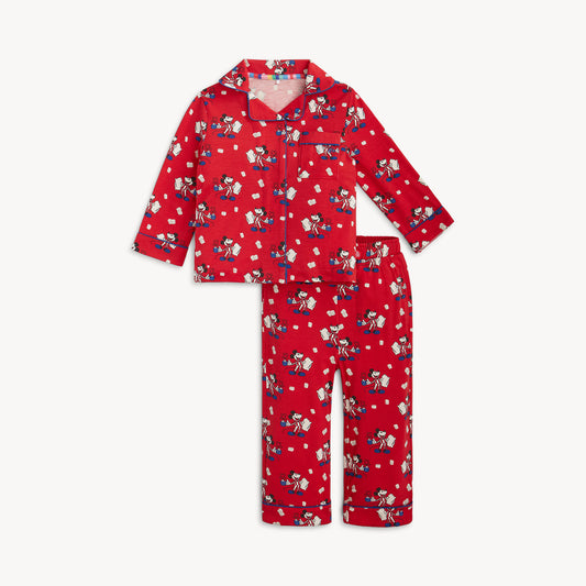 Micky Red Cocoa Club Long Sleeve PJ