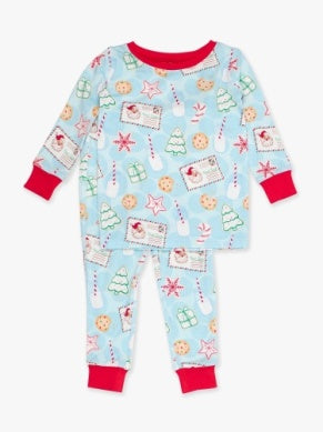 Santa Sweets Boys Long Sleeve Pajama Set