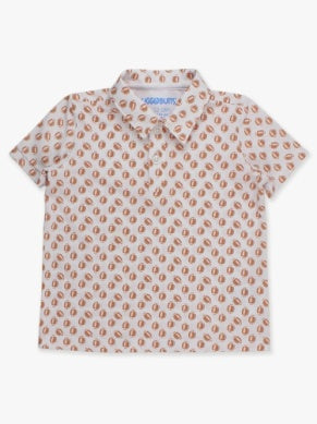 Football Frenzy Short Sleeve Performance Polo
