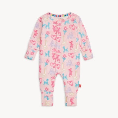 Pink Party Animals Convertible Coverall