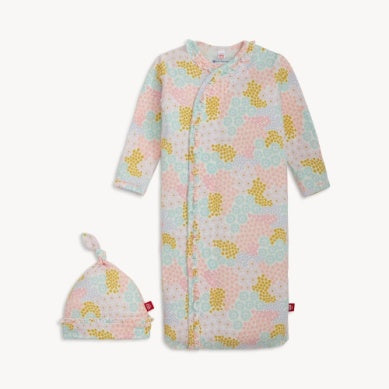 Harper Ruffle Gown + Hat Set