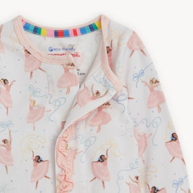 Pretty Plies Footie with Ruffle