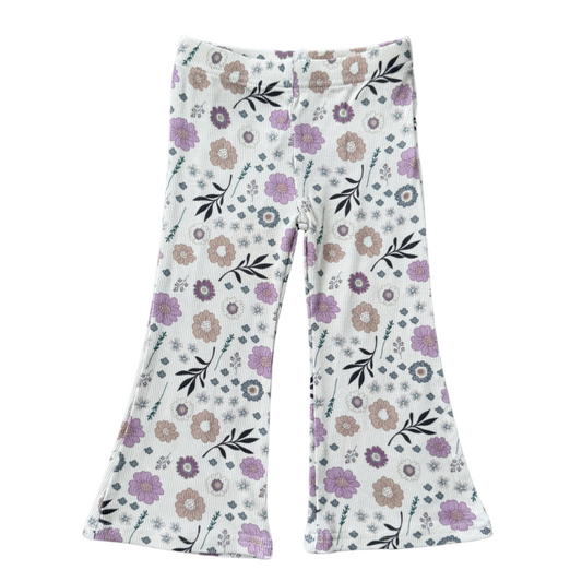 Flare Pants - Winter Floral