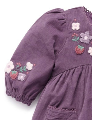 Blooms Dress in Grape
