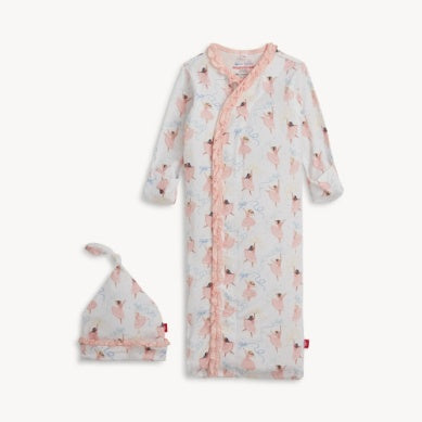 Pretty Plies Modal Gown + Hat with Ruffle