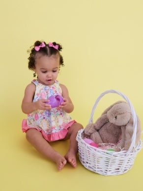 Bunnies in Bloom Knit Swing Top and Bloomer Set