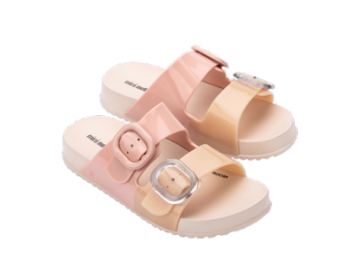 Pink and Beige Cozy Slide