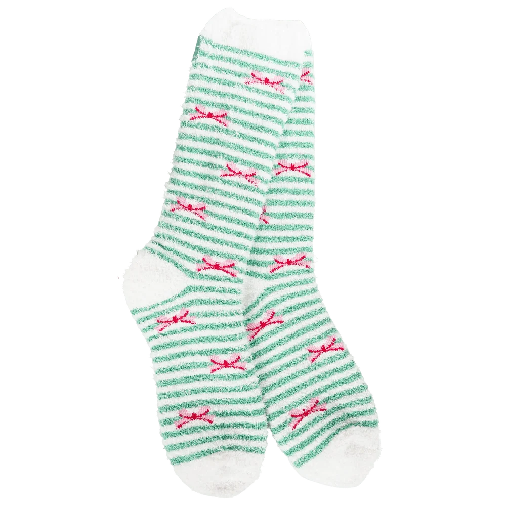 World's Softest Socks Holiday Bow